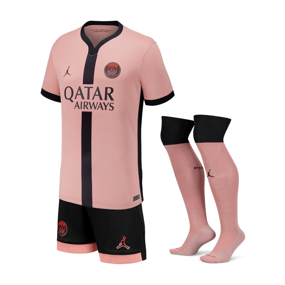Maillot PSG noir et rose junior Maillot PSG noir et rose junior