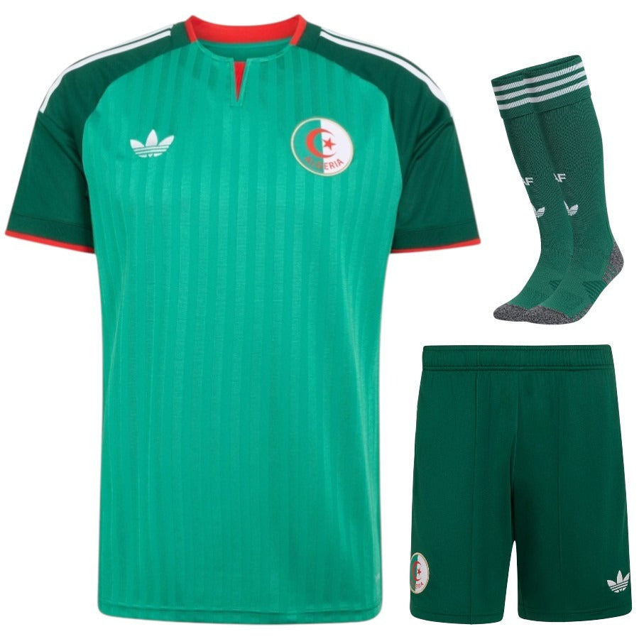 KITS ENFANT/ JUNIOR ALGÉRIE EXTERIEUR COUPE DU MONDE 2026