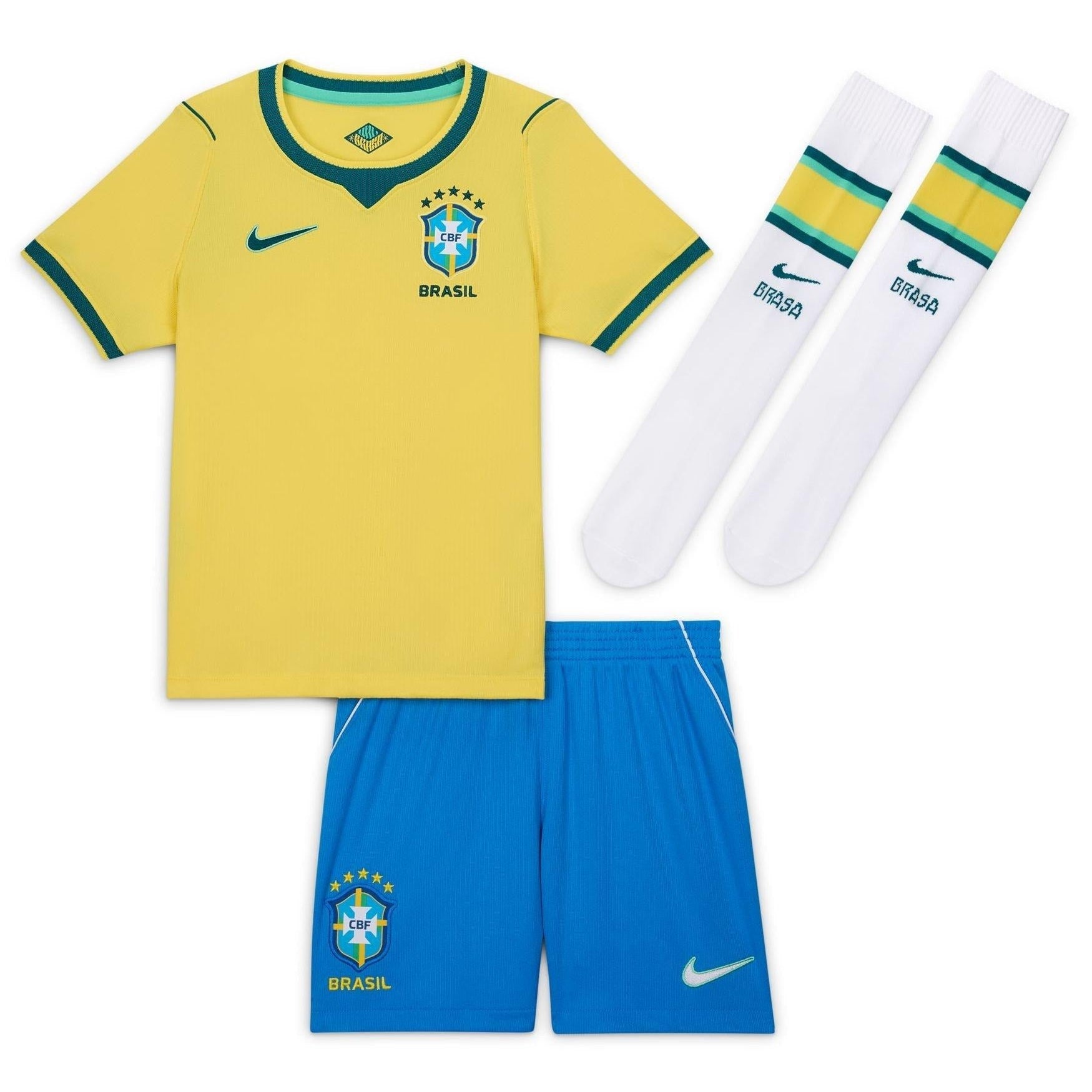 KITS ENFANT/ JUNIOR BRESIL DOMICILE COUPE DU MONDE 2026