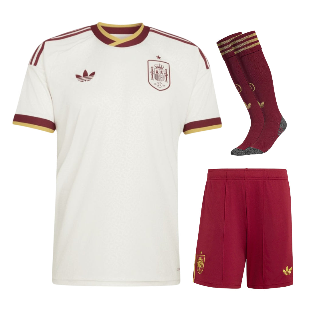 KITS ENFANT/ JUNIOR ESPAGNE EXTERIEUR COUPE DU MONDE 2026