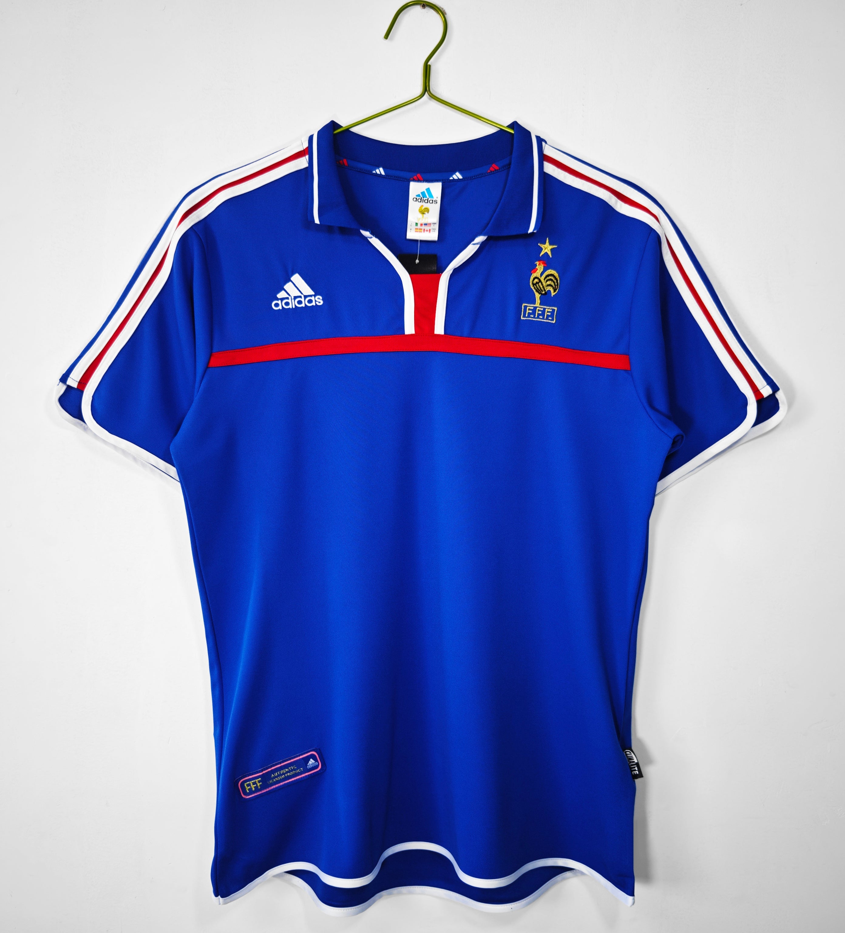 MAILLOT RETRO FRANCE DOMICILE 2000/2001