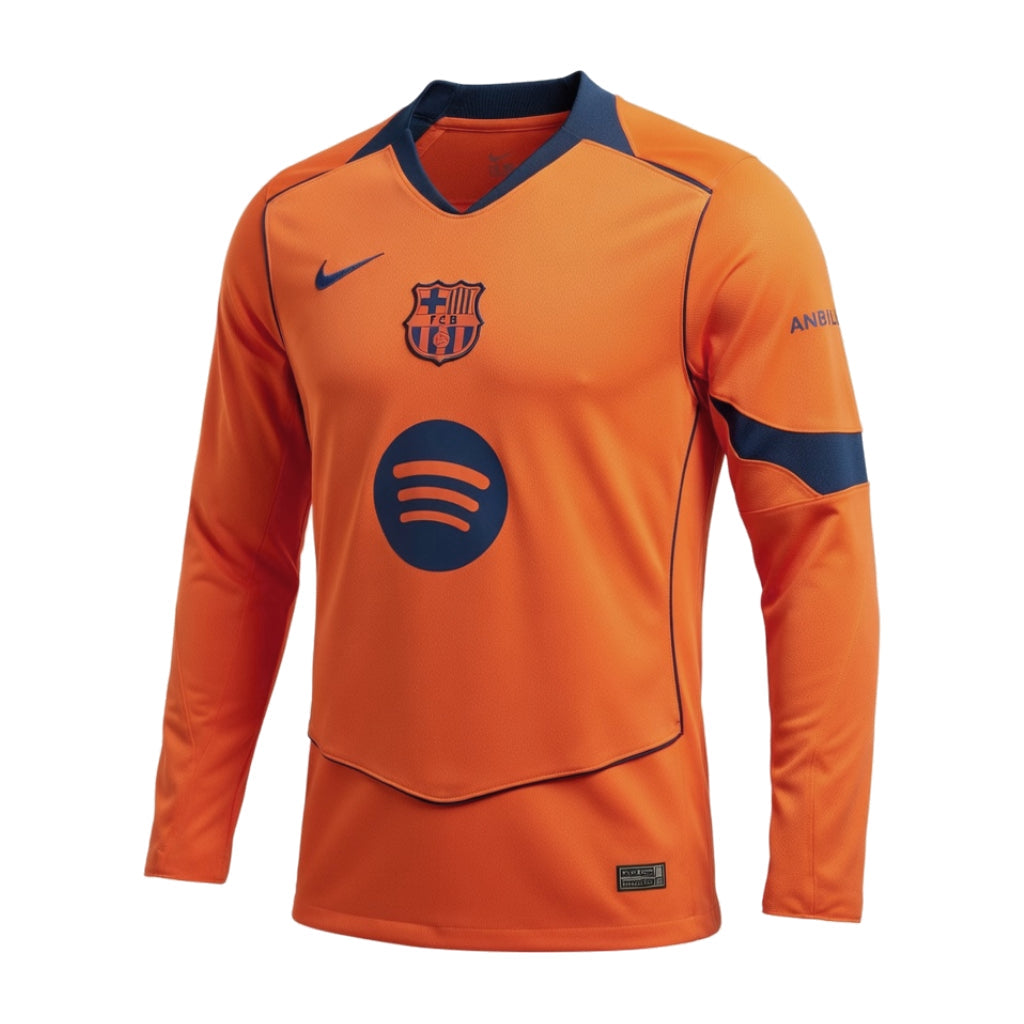 MAILLOT BARCELONE THIRD MANCHES LNGUES 2025/2026