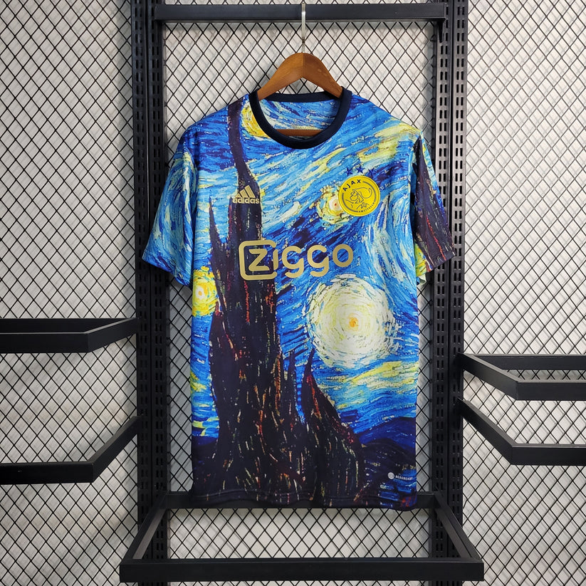 MAILLOT AJAX AMSTERDAM CONCEPT VAN GOGH NUIT ETOILE