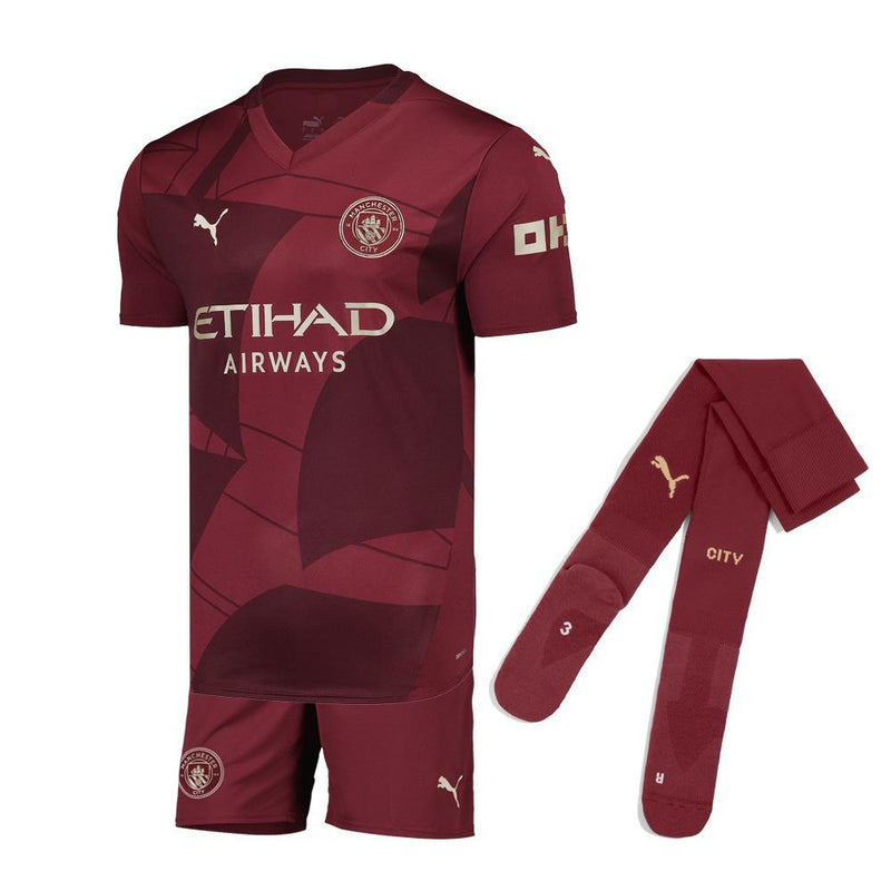 KITS ENFANT/ JUNIOR MANCHESTER CITY THIRD 2024/2025