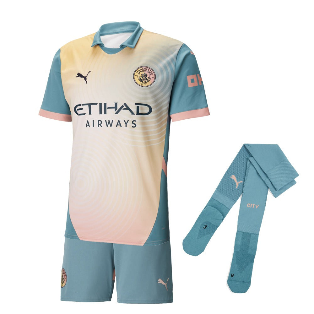 KITS ENFANT/ JUNIOR MANCHESTER CITY FOURTH 2024/2025