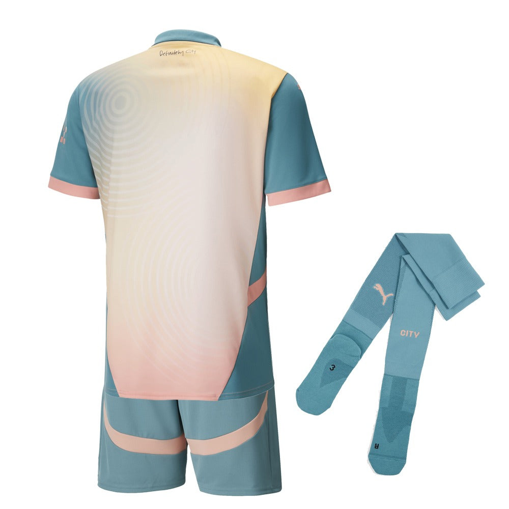 KITS ENFANT/ JUNIOR MANCHESTER CITY FOURTH 2024/2025